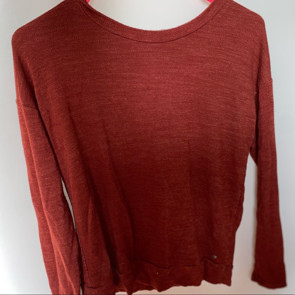 American Eagle Light Sweater with Open Back